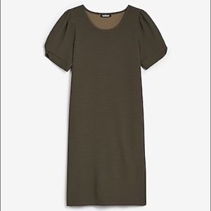 Express Puff Sleeve Shift Dress L